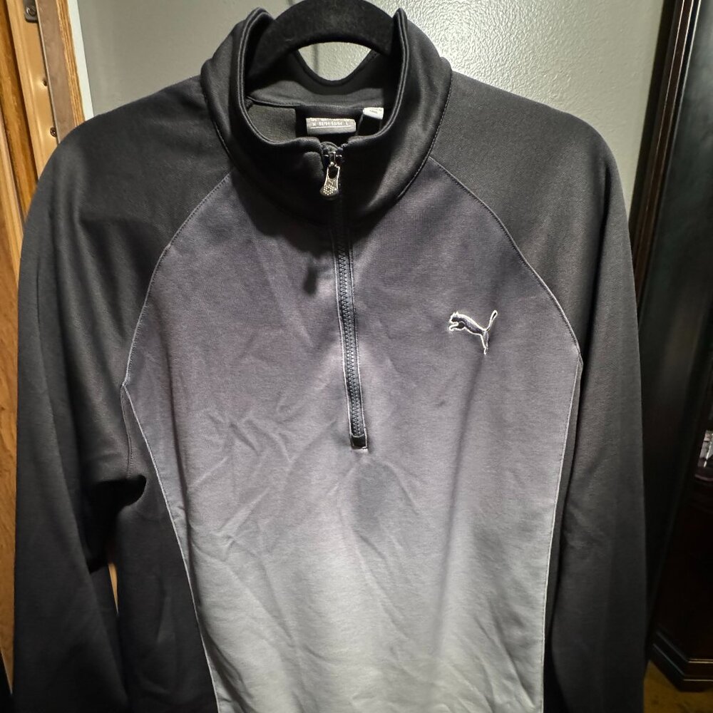 Puma golf quarter zip sweater